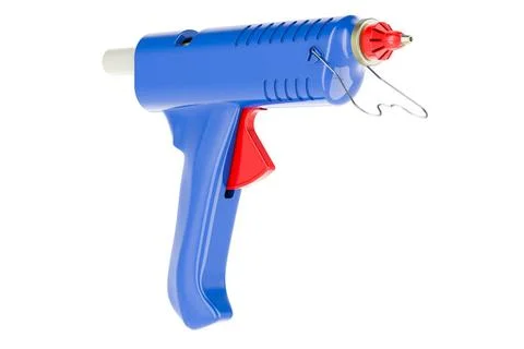 Hot Glue Gun, 3D rendering Hot Glue Gun, 3D rendering, 3D rendering isolat... Stock Photos