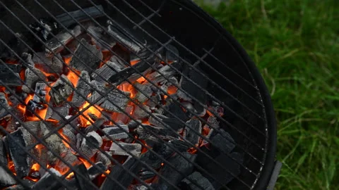 Hot grill ready for grilling Stock Footage 164474140