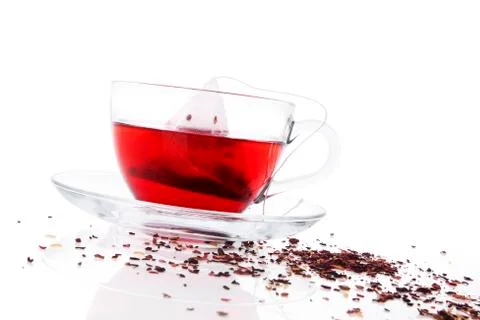 Hot herbal tea. Stock Photos