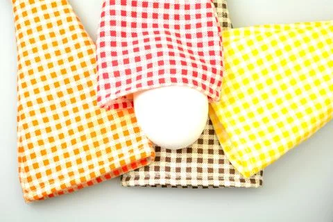 Hot holding an egg Stock Photos