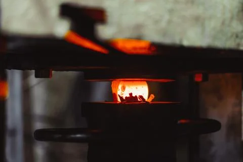 Hot item at the forge Stock Photos
