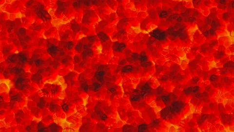 Hot Lava Background Animation 4k Stock Footage 96179329