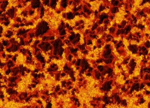 Hot lava fire background of eruption volcano Stock Illustration