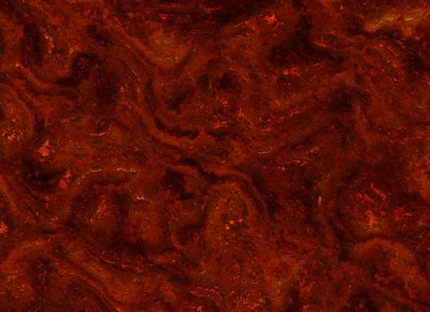Hot lava fire texture after eruption volcano Illustrazione stock