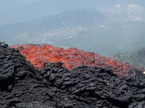 Hot Lava! Foto stock