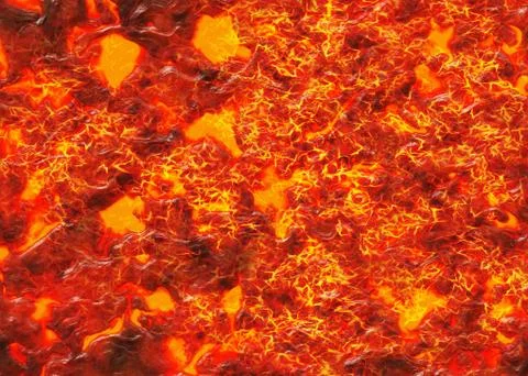 Hot lava texture of eruption volcano イラスト素材