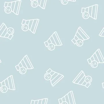 Hot leads line vector seamless pattern Stock Illustration