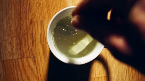 Hot lemon tea, good source of vitamin C Stock Footage 61209354