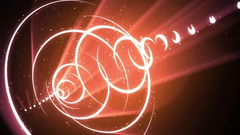 Hot Light Streak Space Stock Footage 91055887