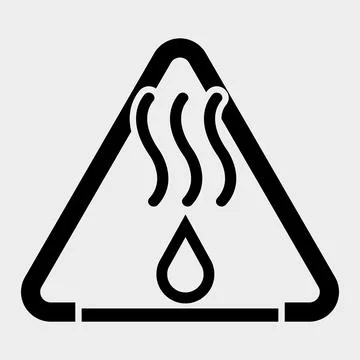 Hot Liquids Symbol Sign Isolate On White Background,Vector Illustration EPS.1 Stock Illustration