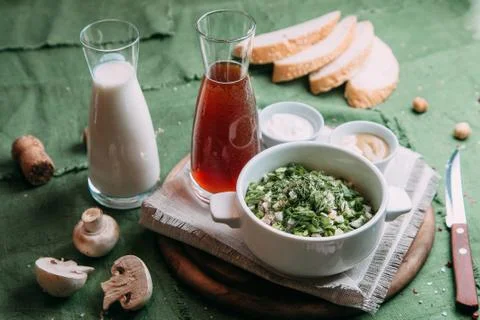 Hot meals Stock Photos