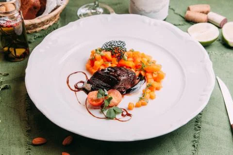 Hot meals Stock Photos