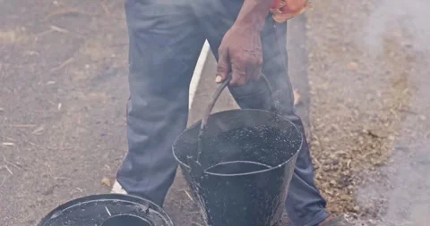 Hot Melted Asphalt, India Video stock 340839287