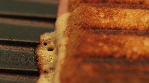 Hot melting cheese Stock Footage 128003283