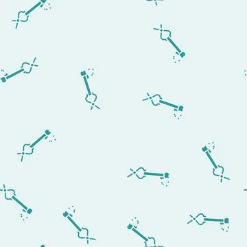 Hot metal blacksmith glyph seamless pattern Stock Illustration
