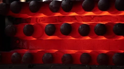 Hot metal solid from the oven Video stock 62759383