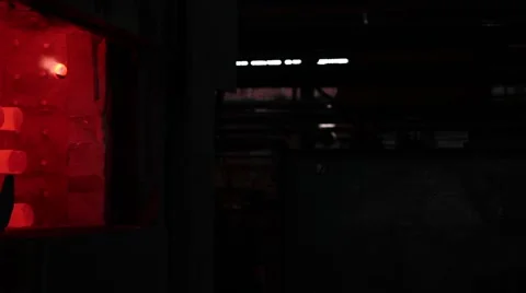 Hot metal solid from the oven Stock Footage 64922058