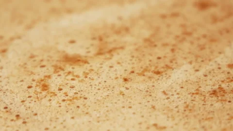 Hot milkshake with cocoa Stock Footage 89154420