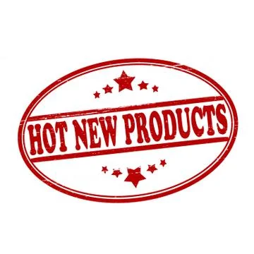 Hot new products Stock Illustration