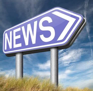 Hot news Stock Illustration