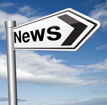 Hot news Stock Illustration