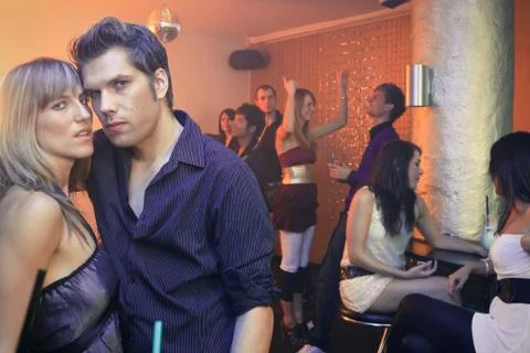 Hot Nightclub Couple Stock-Fotos
