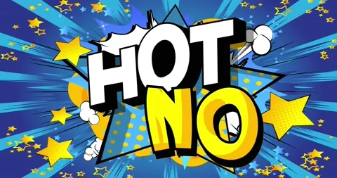 Hot No. Comic Book Background Stock Footage 166329385