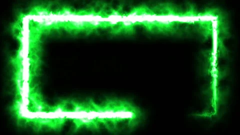 HOT OFFER. Burning abstract seamless looped rectangle animated frame 库存影片 142916910