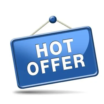 Hot offer icon Stock Illustration