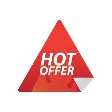 Hot Offer Label Stock-Illustration