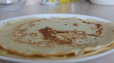 Hot pancakes Vídeo Stock 47084463