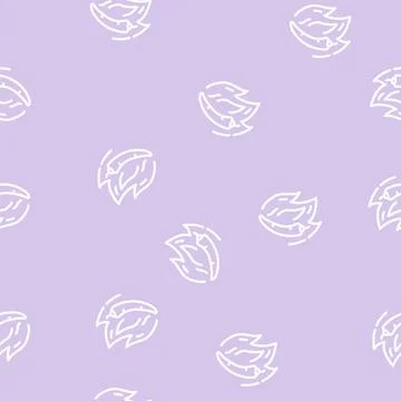 Hot pepper line vector seamless pattern black 스톡 일러스트