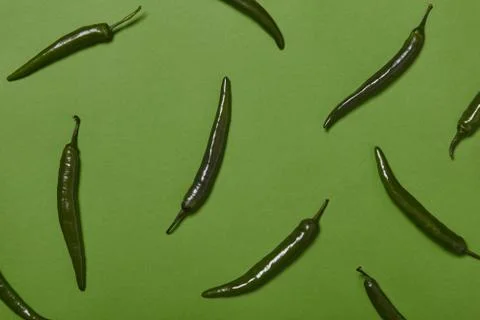 Hot pepper pattern Stock Photos