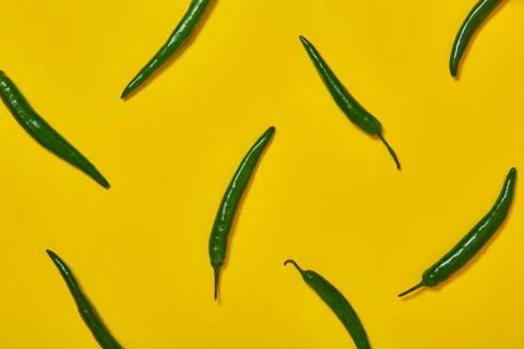 Hot pepper pattern Stock Photos
