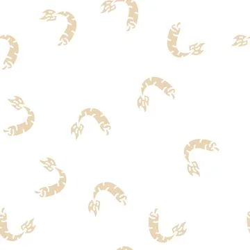 Hot peppers glyph vector seamless pattern Illustrazione stock