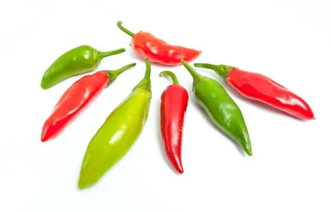 Hot peppers Foto stock