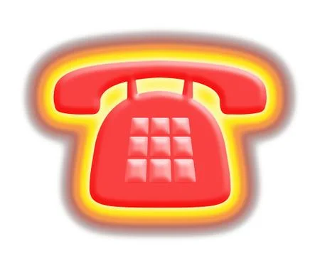 Hot phone Stock Illustration