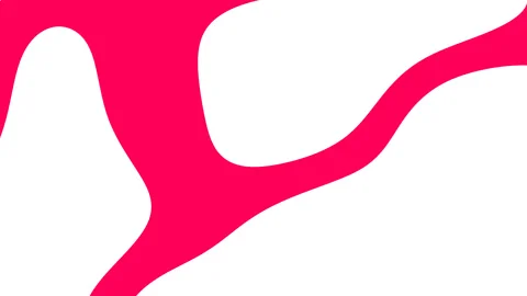 Hot pink abstract motion over white background Stock-Footage 335620661