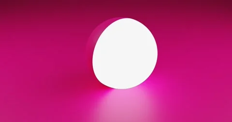 Hot pink Background With white light Emission Sphere Stock Footage 172260347