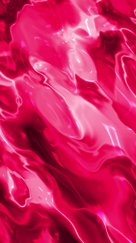 Hot pink gradient backgrounds highlight a shiny red liquid Video stock 334440223