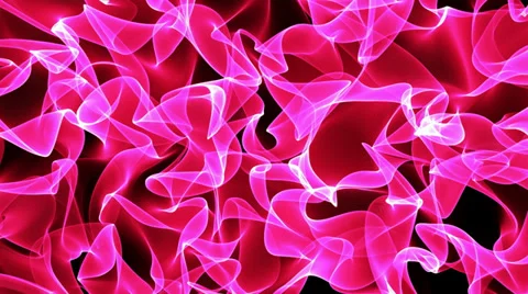 Hot pink organic wave Stock Footage 32012146