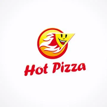 Hot-pizza 스톡 일러스트