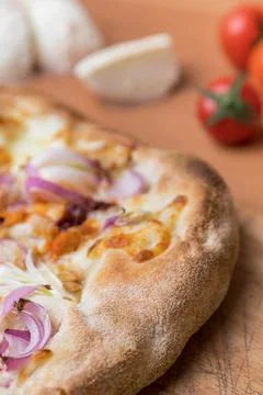 Hot pizza Stock Photos