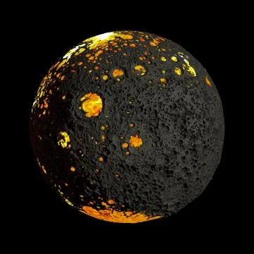 Hot planet Illustrazione stock