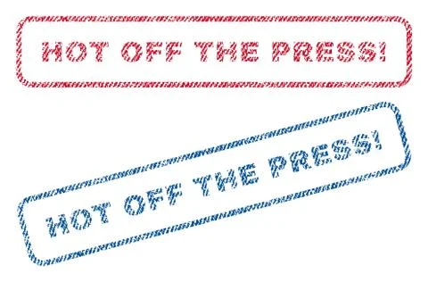 Hot Off The Press Stock Illustration