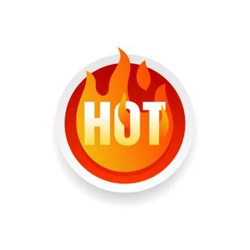 Hot price button Stock Illustration