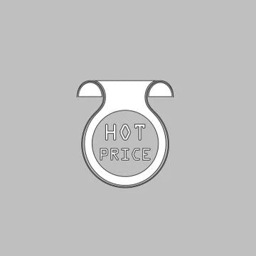 Hot price computer symbol Stock Illustration