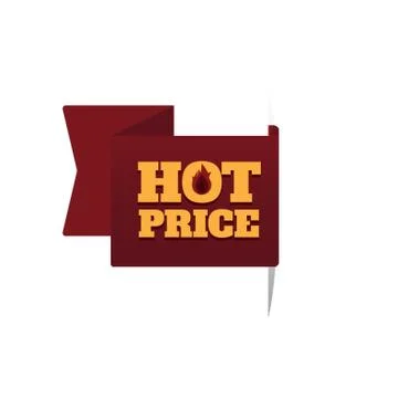 Hot Price Label Stock-Illustration