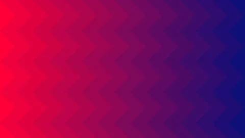 Hot Red and Deep Blue vector cover with zigzag. Modern abstract illustration. Stockillustratie