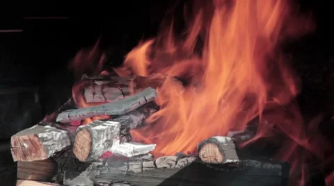 Hot red flames Vidéo 8471763